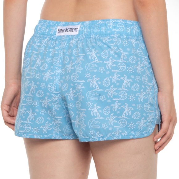 BONDI BEAMERS Women’s Print Swim Shorts - Picture 2 of 5